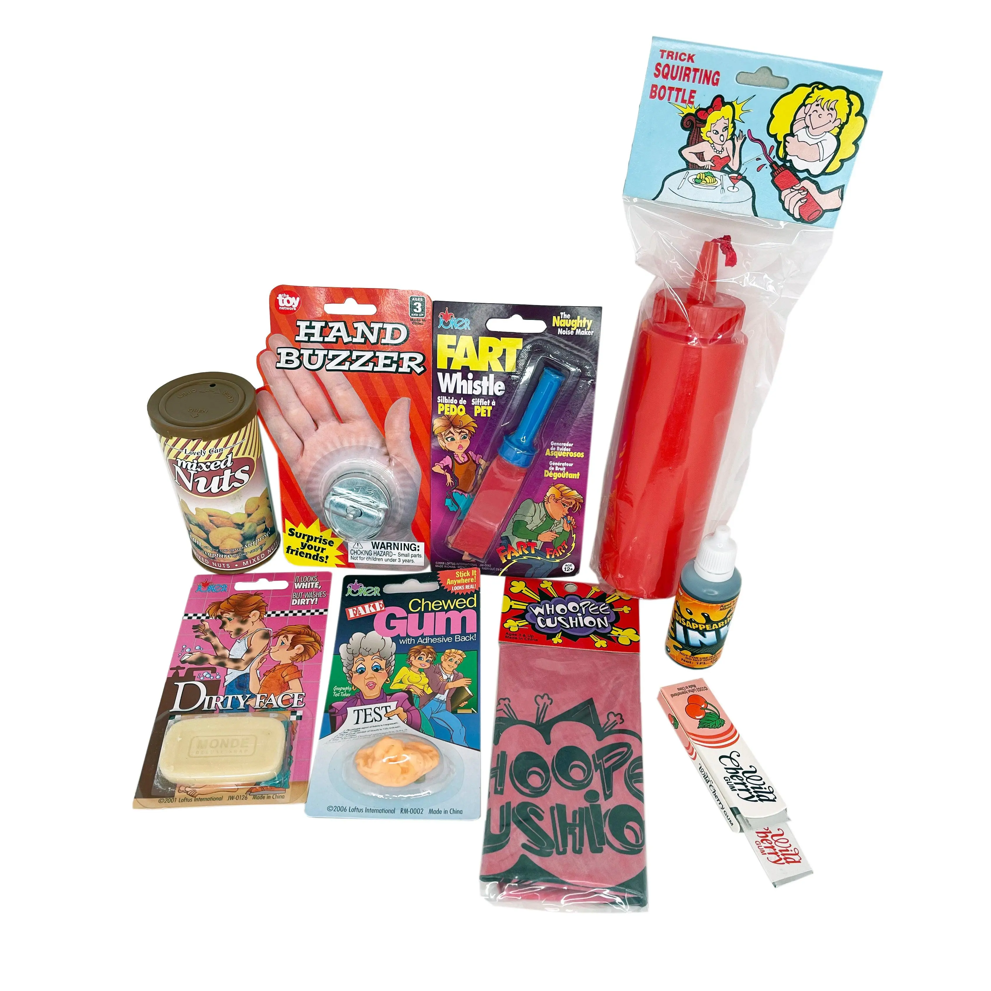 Starter Prank Kit - Disappearing Ink, Fart Whistle, Whoopee Cushion for Endless Fun, Fantastic Novelty & Gag Toy for Classic Prank Activities, Fun Activities