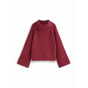 Cider Knit Turtleneck Bell Sleeve Sweater