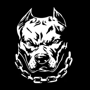CK21927# Pitbull Dog Car Sticker Waterproof Vinyl Decal Stickers Pegatinas Para Coche Car Accessories