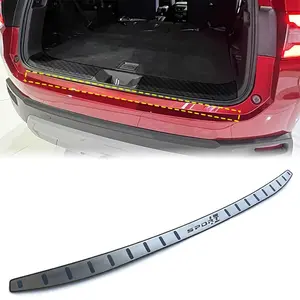 Car Rear Bumper Protector for Honda Pilot 2025 2026 Stainless Steel Exterior Footplate Cars Accessories Car Essentials Auto Parts Tailgate Trunk Sill Strip Back Door Protection Strip Scuff Plate