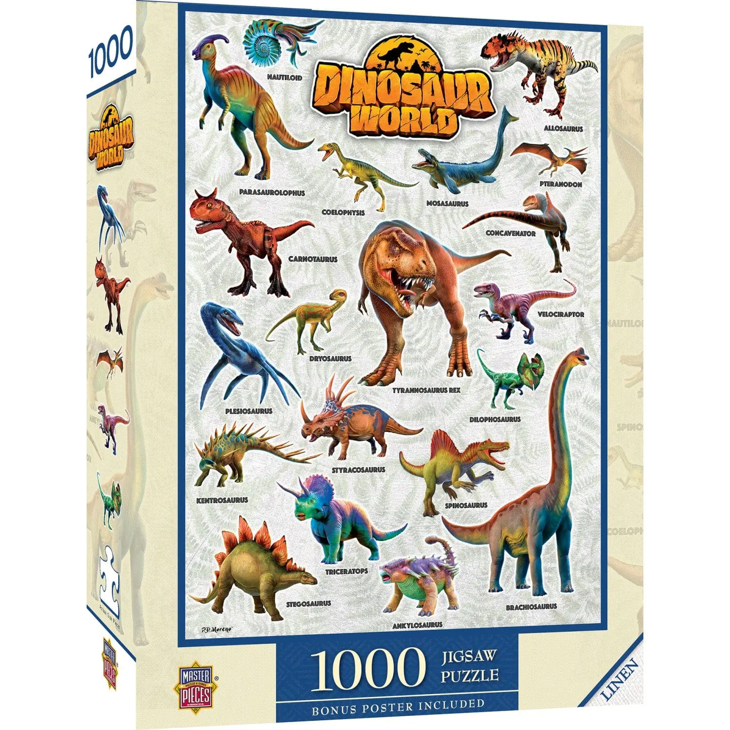 MasterPieces -  Dinosaur World 1000 Piece Jigsaw Puzzle