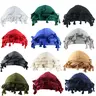 Silk Satin Lined Turban Cap for Men & Women - Adjustable Halo Durag Twist Head Wrap - Stylish, Comfortable Beanie for All Hair Types & Occasions