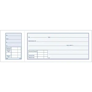 50 Sets per Book Carbonless 1-Part Receipt Book New Sales Order Money Receipt Record Book