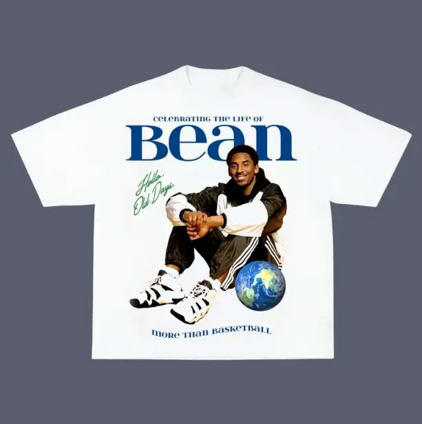 Kobe Bean Vintage Tee, Kobe Bryant T-Shirt, Unisex Basketball Shirt, Hip Hop Graphic Tees, Gifts Shirt, Menswear Womenswear Streetwear