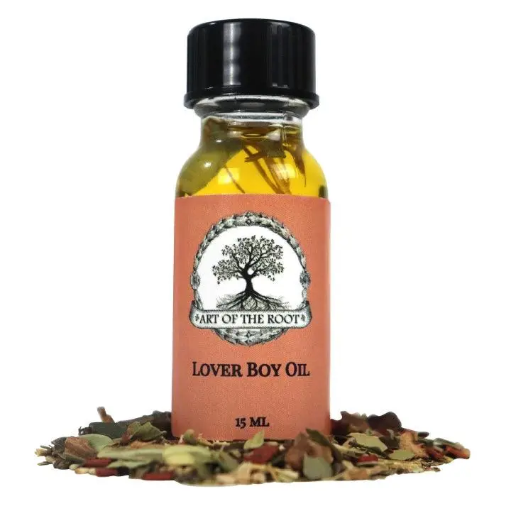 Lover Boy Oil for Personal Charm, Self-Confidence, Seduction, Attraction, & Conjure | Essential Oils & Herbs Infused | Art Of The Root