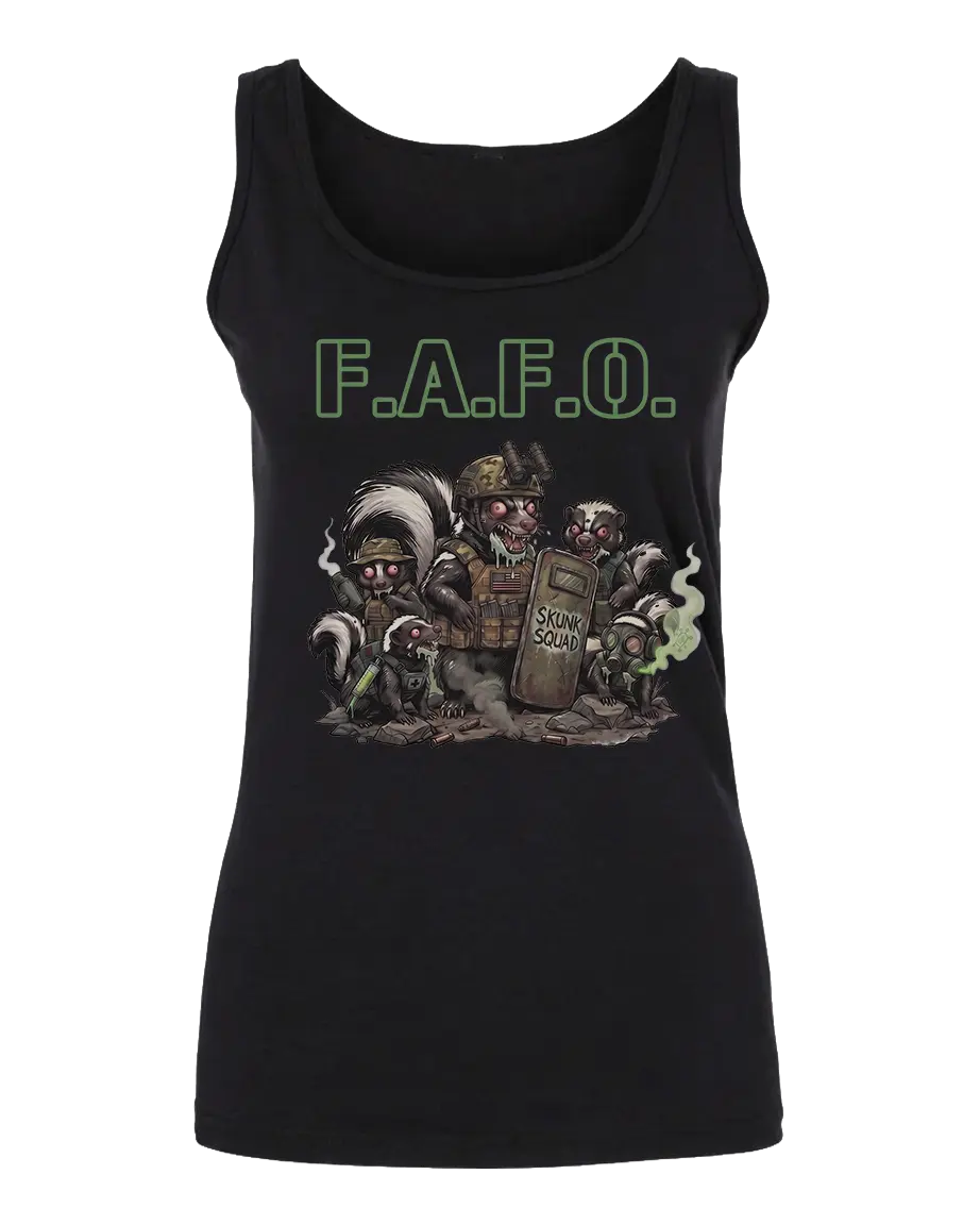 F.A.F.O. Tactical Skunk Squad Women's Softstyle Tank Top