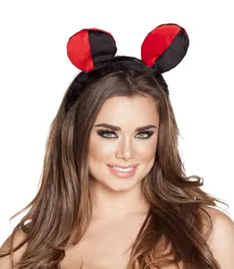 BAH4561 - Gleaming Red/Black Lady Bug Head Piece