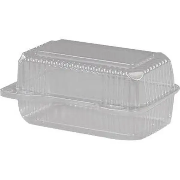 HFA 6051S500 5 in. Plastic Container, Clear - 500 per Case