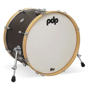 PDP Concept Classic 16x22 Walnut Stain Kick Drum with Natural Stain Hoops (PDCC1622KKWN)