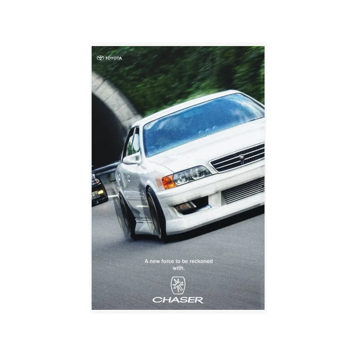 JDM Toyota Chaser Drift Car Poster - Iconic Drift Legend Art