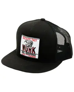 Lazy J Ranch Wear Men's Boot Barn Because They Work Ball Cap - Black4-Btw-Wht
