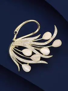 Water Drill Swan Brooch Pin Gift for Women, Party Decoration Lapel Flower, Elegant Jewelry Accessory, Perfect for Special Occasions