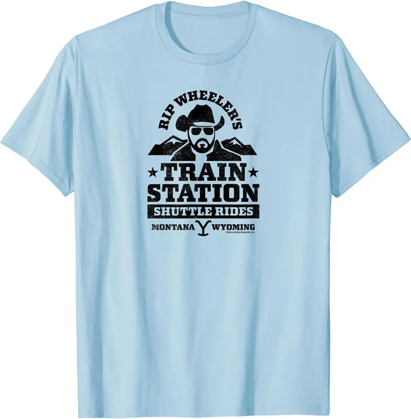 Yellowstone RIP Wheelers Train Station Short Sleeve T-Shirt