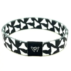Black Shark Tooth Wristband Bracelet