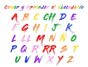 Spanish Laminated Jumbo Activity Placemats 3 pack | Learn ABC's, Numbers, Colors, & Shapes