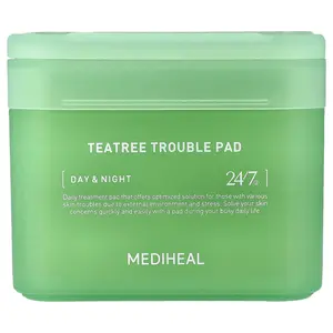 MEDIHEAL Tea Tree Trouble Pad, 100 Pads, 5.74 fl oz (170 ml)
