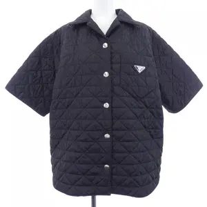 Pre-owned PRADA Nylon Small Leather Goods Triangle Logo Re Jacket