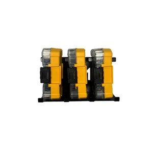 Drill Bit Storage Shelf Compatible with Dewalt Drill bit cases Powder-Coated Steel Organizer Holds 3 Cases Satin Black Finish
