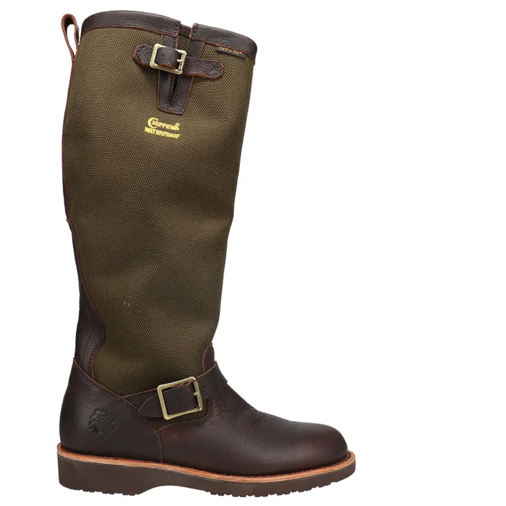 Chippewa Mens Brome Resistant 17 Inch Waterproof Round Toe  Work/Duty - Brown, Green