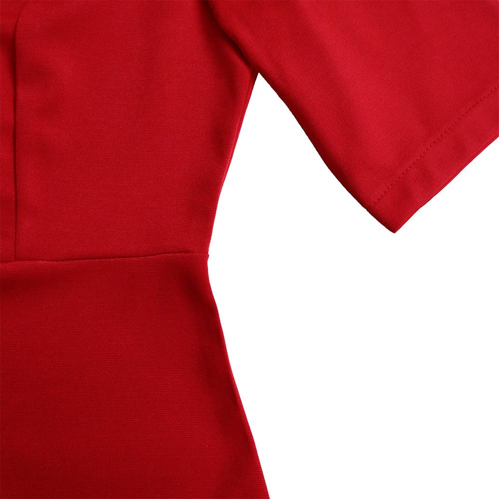 Solid color hip hugging fringe dress