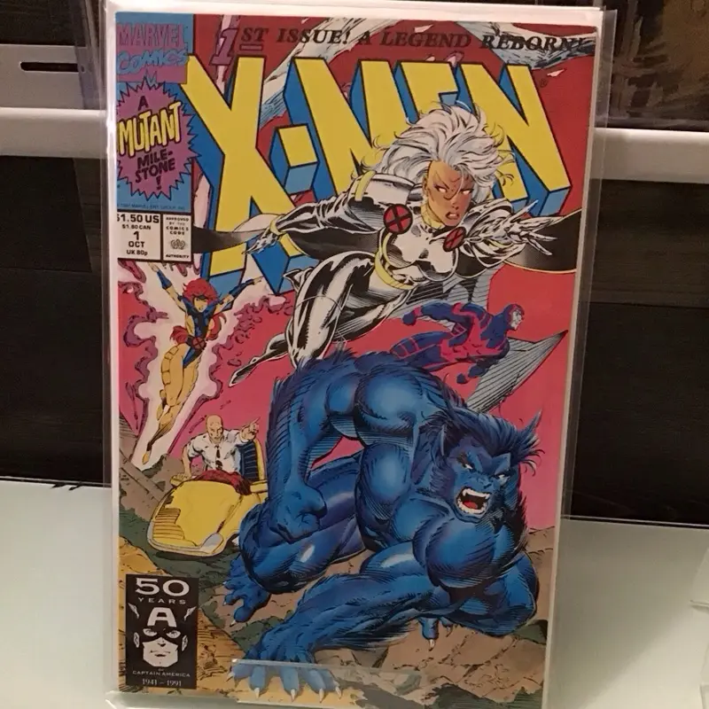 English X-Men #1 Comic Book, 1991 Marvel Publication (Comics & Manga Collectible)