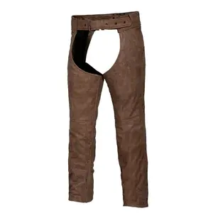 Drifter - Unisex Brown Jean Pocket Chaps