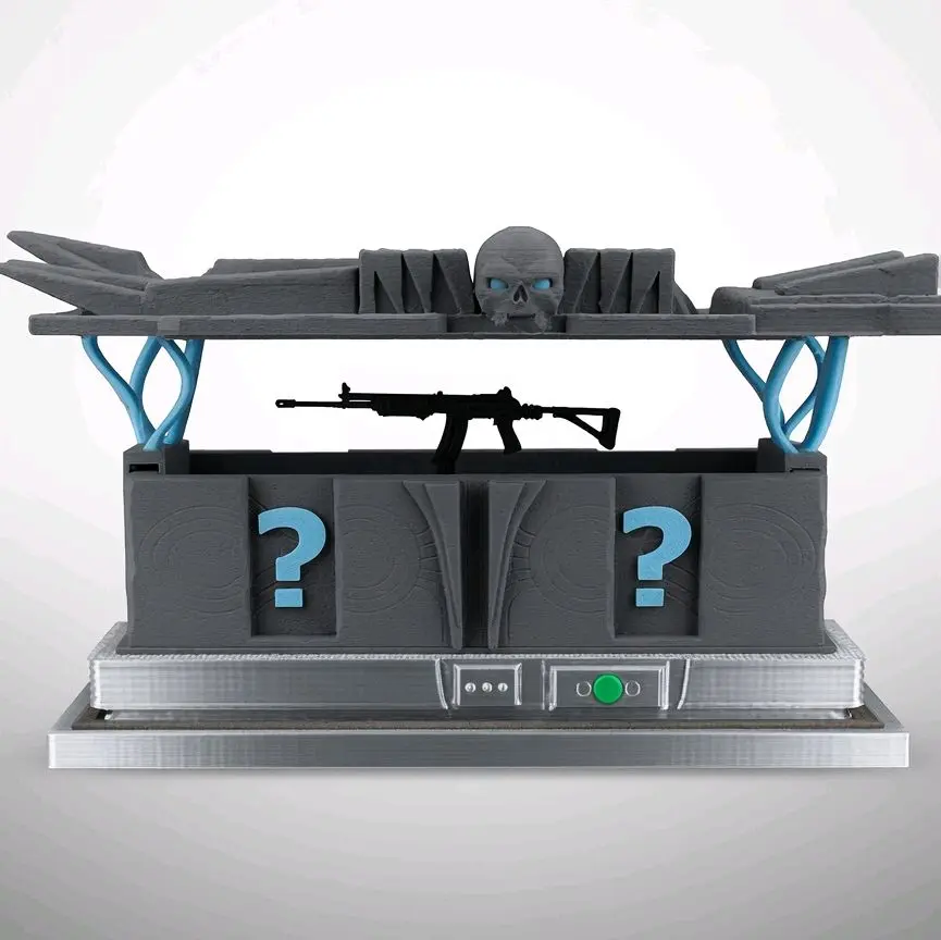 Zombies Origins Inspired Gaming Mystery Box for Gamers, Indoor Gaming Furniture Accessory
