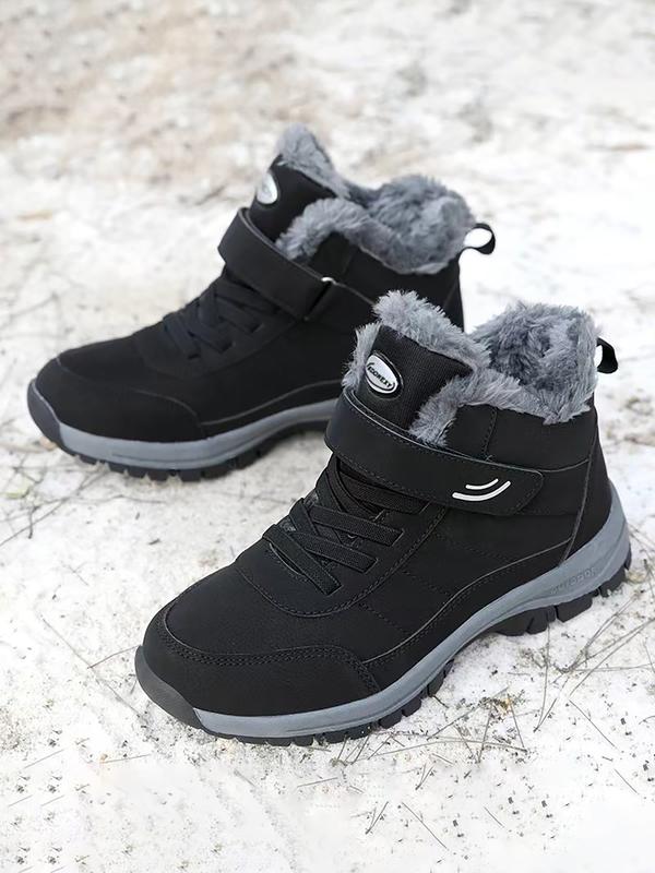 Men's Outdoor Snow Boots, Waterproof Winter Footwear, Warm Ankle Shoes for Cold Weather, Durable and Comfortable Design, Slip Resistant Boots Men's Outdoor Snow Boots, Waterproof Winter Footwear, Warm Ankle Shoes for Cold Weather, Durable and Comfortable Design, Slip Resistant Boots