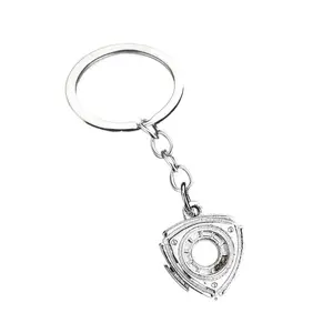 Rotary Engine Metal Keychain Creative Modified Car Mazda Engine Key Ring Pendant