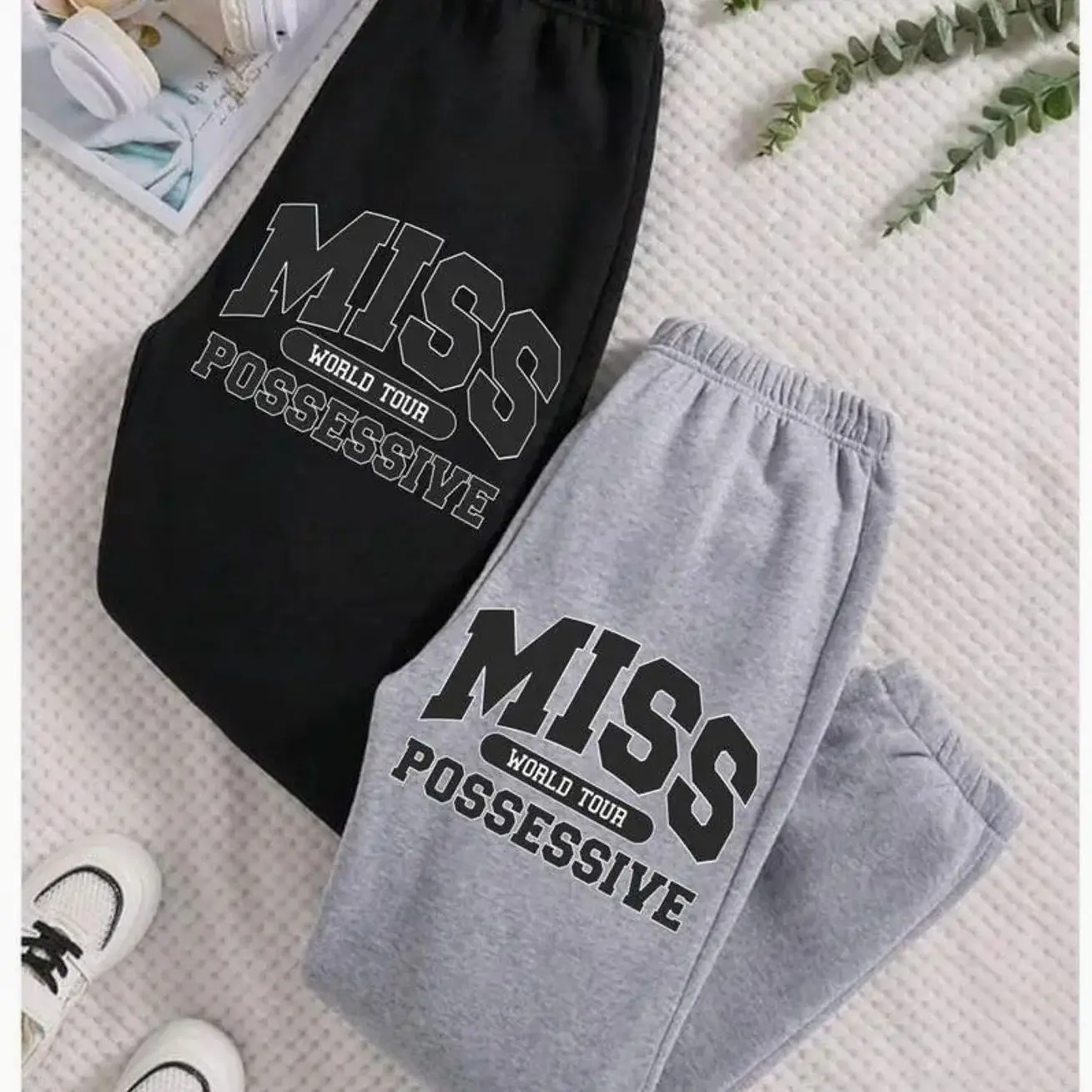 Tatee T8 Sweatpants, Miss Possessive Graphic Jogger Pants For Fans, Unisex Streetwear Joggers, Casual Pants, All Seasons 1
