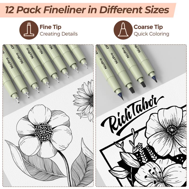 Nicpro 58 PCS Art Drawing Supplies Kit in Leather Case, Art Mechanical Pencil Set with Metal Drafting Pencil 0.5 & 0.7 & 0.9 & 2mm, 12 Micron Pen, Sketch Book, 30 Tube Lead Refills for Sketching Nicpro 58 PCS Art Drawing Supplies Kit in Leather Case, Art Mechanical Pencil Set with Metal Drafting Pencil 0.5 & 0.7 & 0.9 & 2mm, 12 Micron Pen, Sketch Book, 30 Tube Lead Refills for Sketching