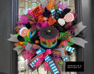 Halloween Candy Wreath