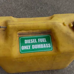 Diesel Fuel Only Dumba** Sticker 5.5 inches