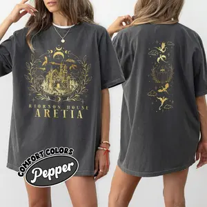 Xaden Riorson House Comfort Colors Shirt, Xaddy Shirt, Dragon Rider 2-Sided Shirt, Fourth Wing Fan Merch, Onyx Storm,Romantasy Bookish Gifts