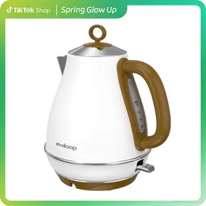 EVOLOOP 1.7LElectric Kettles, BPA Free Tea Kettle, Hot Water Boiler Heater, Stainless Steel Teapot, Auto Shut-Off & Boil-Dry Protection, 120V/1500W