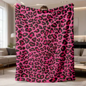 2026 new fleece blanket, 1 piece of comfortable leopard-printed blanket - extremely soft, warm and durable, suitable for use on sofas, beds, offices and when carrying around - is an ideal gift choice for friends and family for all seasons