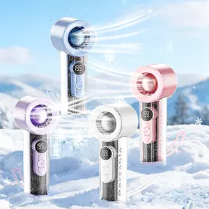  Portable Turbo Fan，199 Adjustable Speeds,3-in-1 Rechargeable Handheld Fan，for On-the-Go Cooling Travelling Working