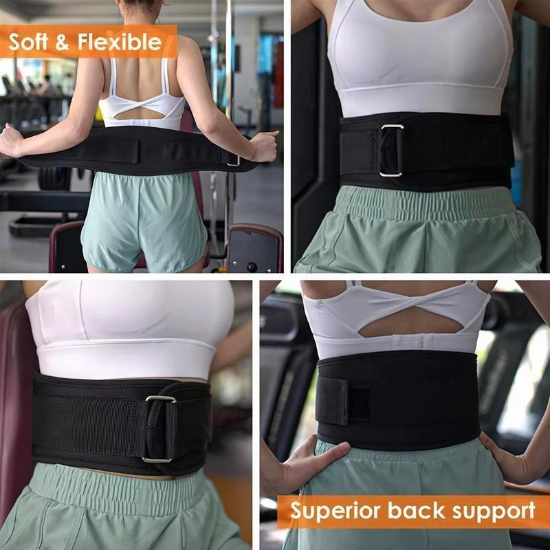 Support waist trainer beltsweat elastic waistband commercial gym PremiumTrimmer Belt for Fitness Gym Essential Muscle TrainingEquipment Adjustable Weight Lifting Belt with Double D-ring Buckle for Squats Dumbbell & Barbell F Control Waist Trainer Tummy