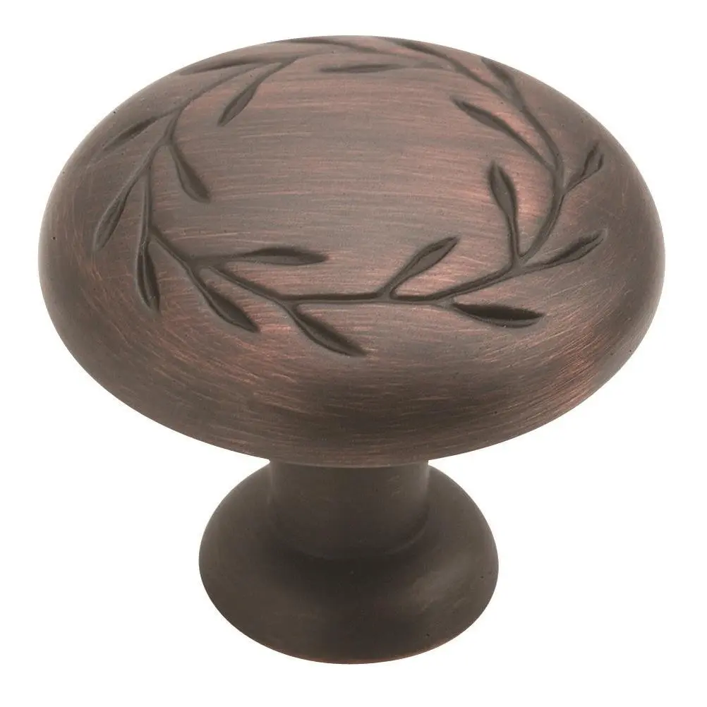 | Cabinet Knob Oil Rubbed Bronze 1-5/16 inch (33 mm) Diameter Nature'S Splendor 1 Pack Drawer Hardware