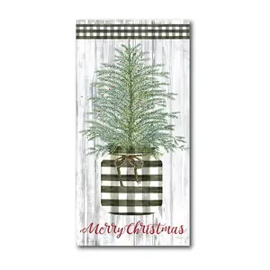 Courtside Market Buffalo checked Mason jar I 12x24 Canvas