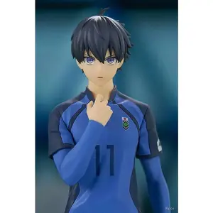 17cm Blue Lock Anime Figure Forward Isagi Yoichi Action Figure Japanese Football Boy Figurine PVC Adult Collection Model Toys
