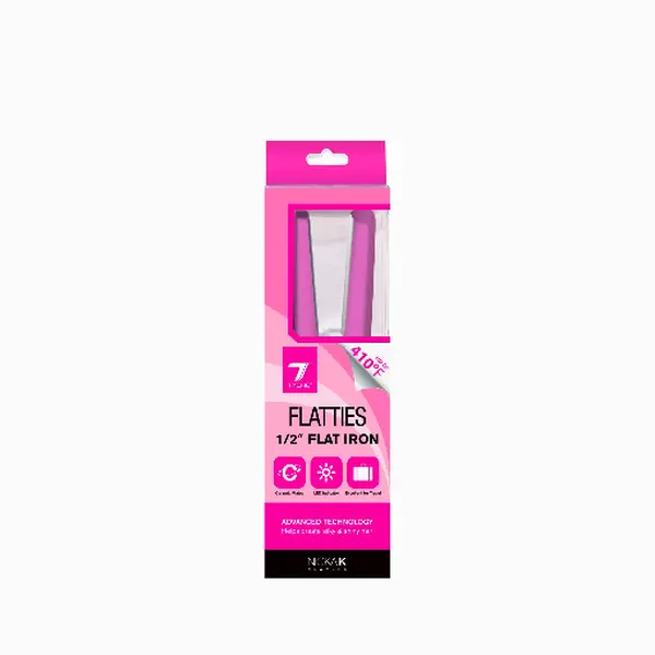 NK FLATTIES 1/2" FLAT IRON (1 PCS)