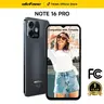 Ulefone Note 16 Pro NFC Unlocked Mobile Phone - 12GB (4GB+8virtual)/16GB+512GB Black, 8-Core Processor, 6.52in FHD Display, Android 13, 50MP+8MP Camera, 4400mAh Battery, 4G Dual Sim (3G: WCDMA B1/2/4/5/8), Splash Proof, Fingerprint & Face Unlock
