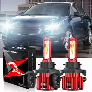 For Chevy Cruze 2011-2013 2014 2015  Car Stuff	LED Headlight Hi/Lo Beam Bulbs 6000K 2x Vehicle Led Backlit Led Headlamp