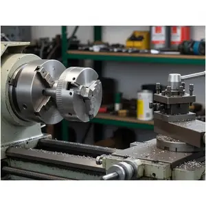High Precision Electric Drill Keyless Chuck Set,3 & 4 Jaw Self Centering Lathe Fixture,M12x1mm All-Metal Mandrel,Professional Metalworking Adapters,Durable Drilling Tool Accessories