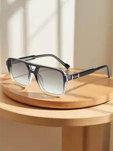 Caterside Retro Oversized Sunglasses with Flat Double Bridge Design, Uv400 Protection for Music Festivals, Beach, and Travel, Trendy Casual Sunglasses