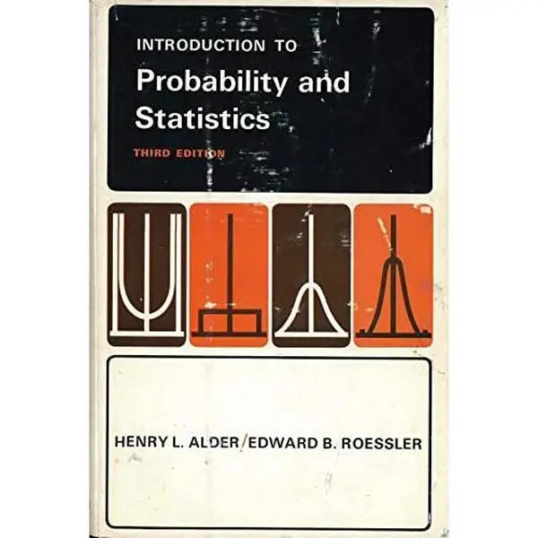 USED-Introduction to probability and statistics (A Series of books in mathematics) by Henry L. Alder (Hardcover)