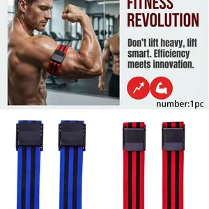 Arm Weightlifting Blood Flow Restriction Band, Thigh Training Closure Return Band Bfr Muscle Building Easy Buckle Pressure Strap Workout Bands