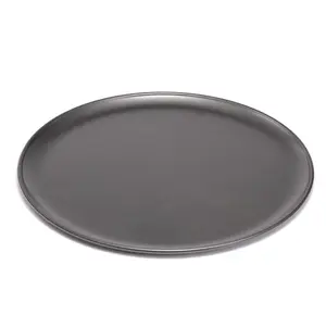 16 Inch Non-Stick Pizza Pan, Large Size, Gray Finish