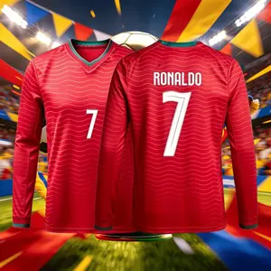 2026 Portugal National Home Away 7# Cristiano Ronaldo Short And Long Sleeve Soccer Jersey Fans Version Breathable